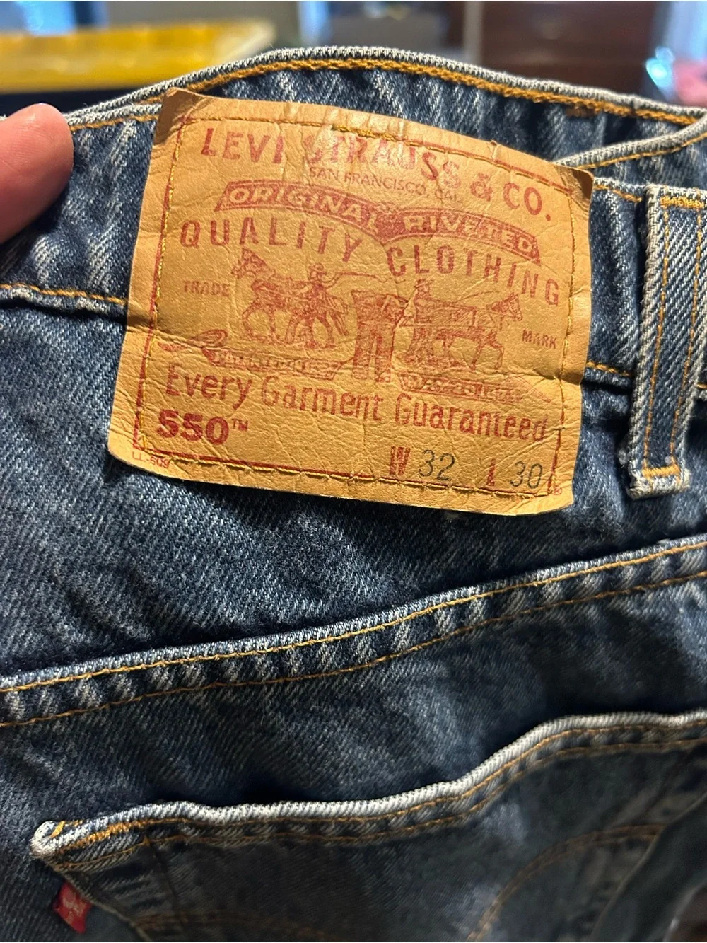 Levi's Men's Dark Blue Straight Jeans